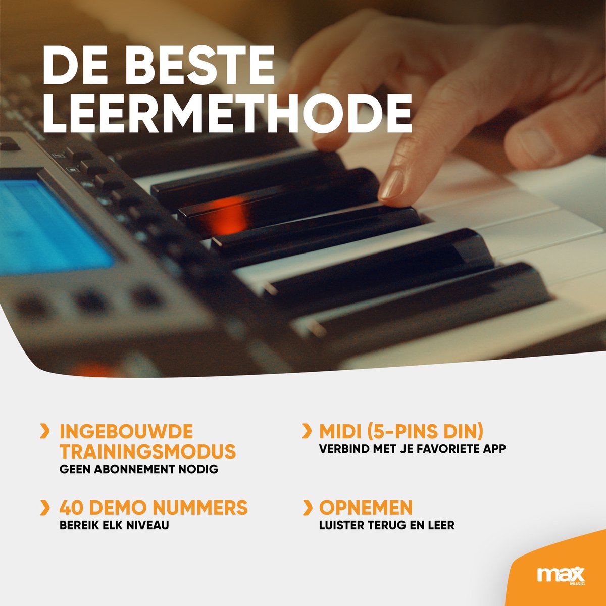 MAX Rhapsody61M 61-toetsen keyboard set