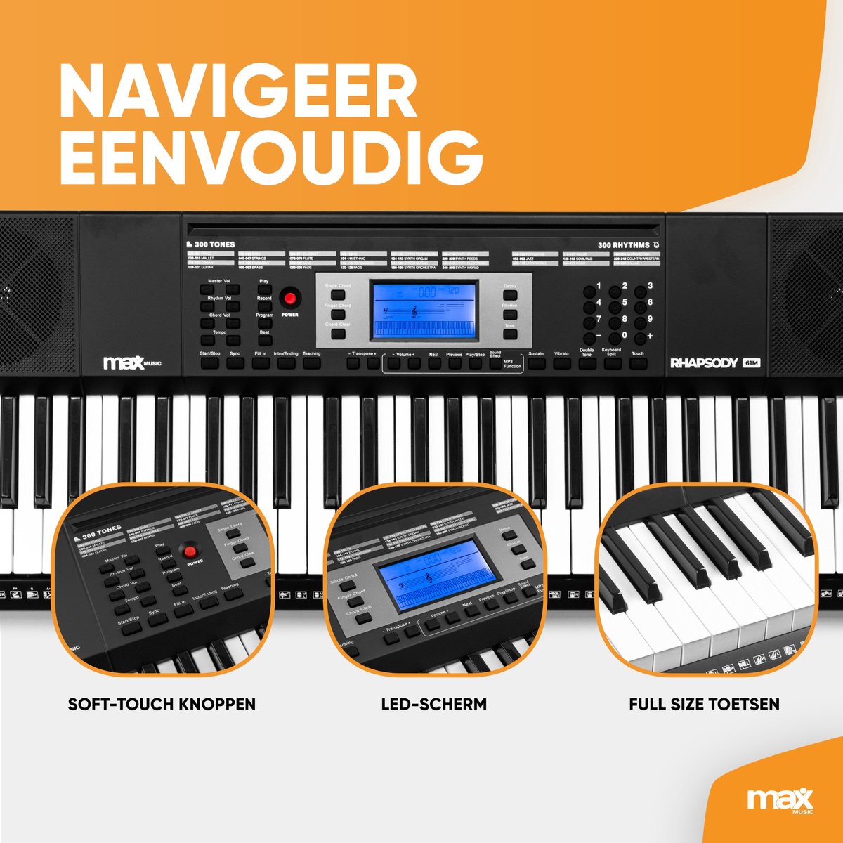MAX Rhapsody61M keyboard set