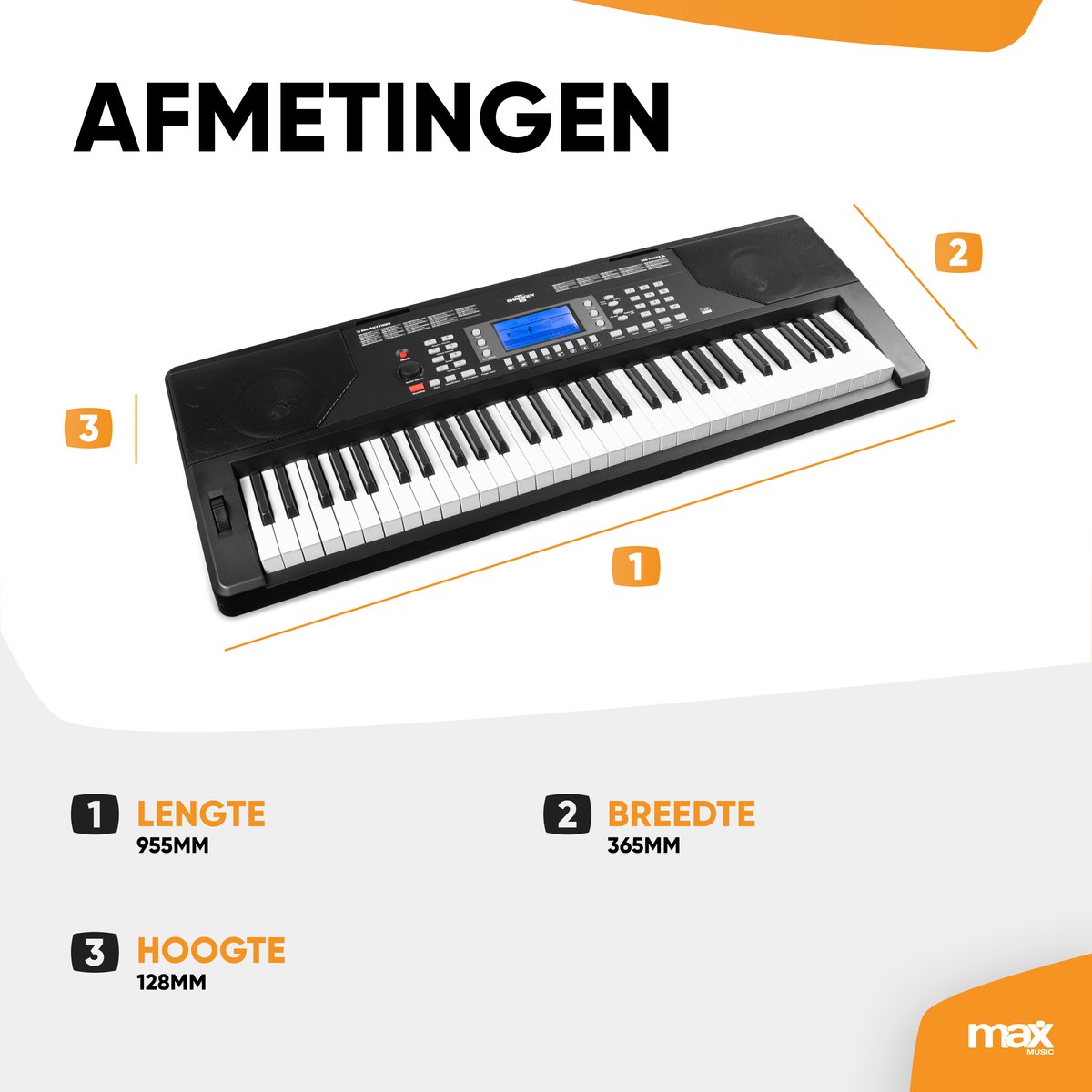 MAX Rhapsody61P Keyboard Set 61 Toetsen