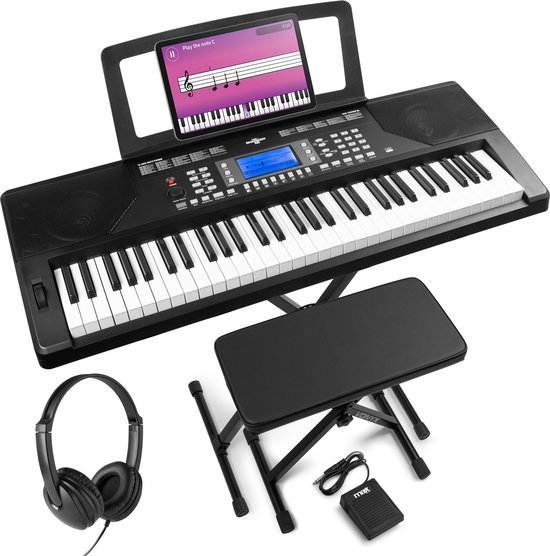 MAX Rhapsody61P keyboard set compleet inclusief bankje en accessoires