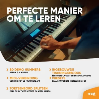 MAX RhapsodyDP61 digitale piano compleet met meubel en accessoires