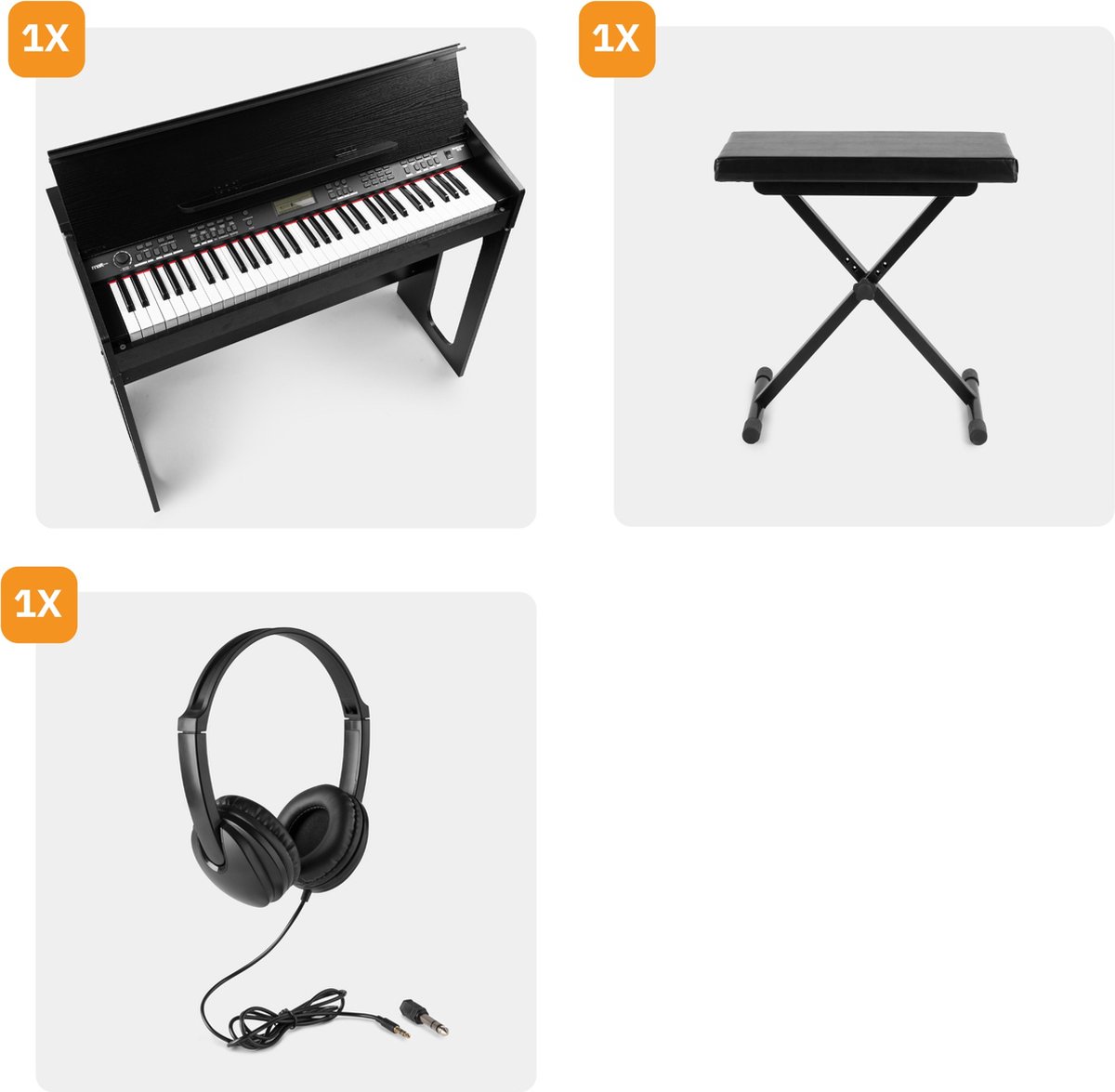 MAX RhapsodyDP61 digitale piano compleet met meubel en accessoires