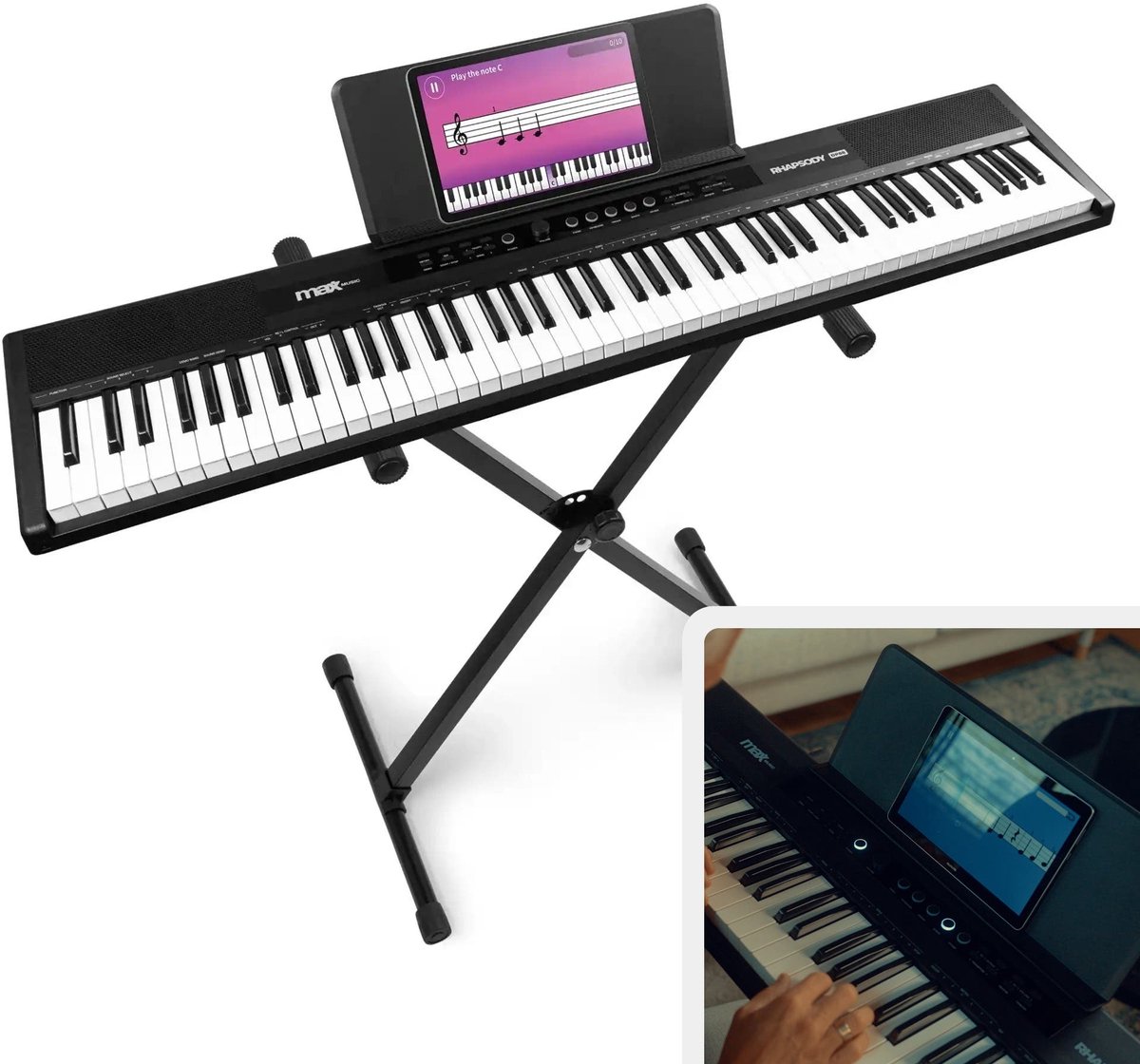 MAX RhapsodyDP88 Digitale Piano 88 toetsen