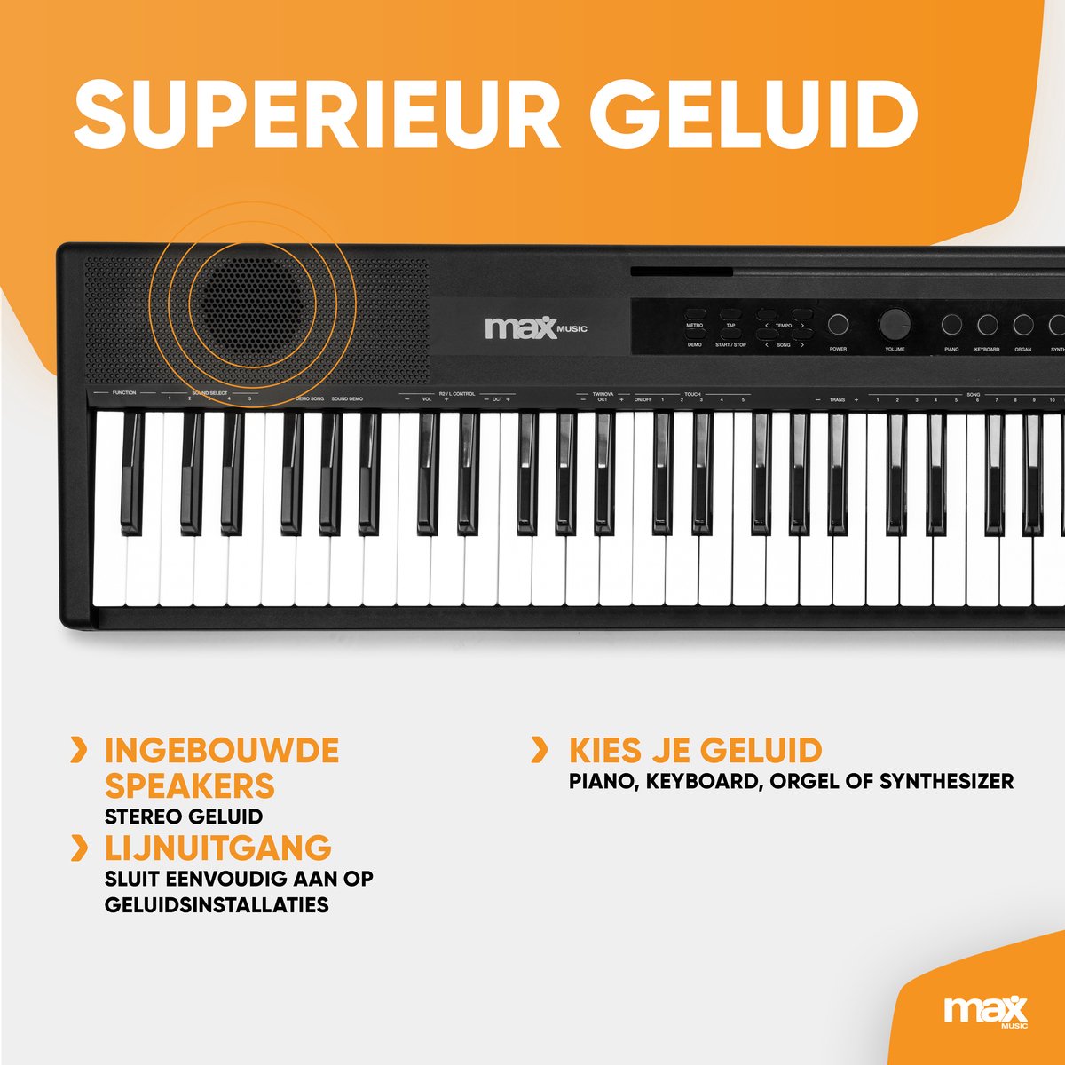 MAX RhapsodyDP88 Digitale Piano 88 toetsen
