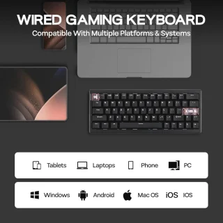 MechLands CIDOO C60 HE Wired Gaming Keyboard (Black)