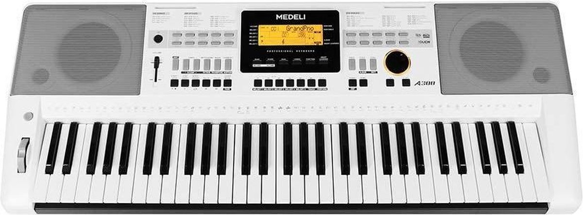 Wat vinden we goed aan de Medeli A300W Keyboard 61 toetsen wit