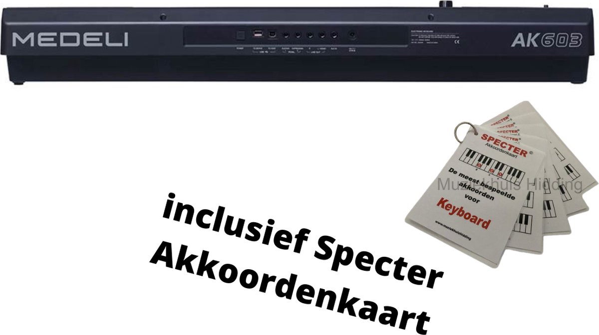 Medeli AK603 Keyboard Arranger Pro Series Digital Workstation