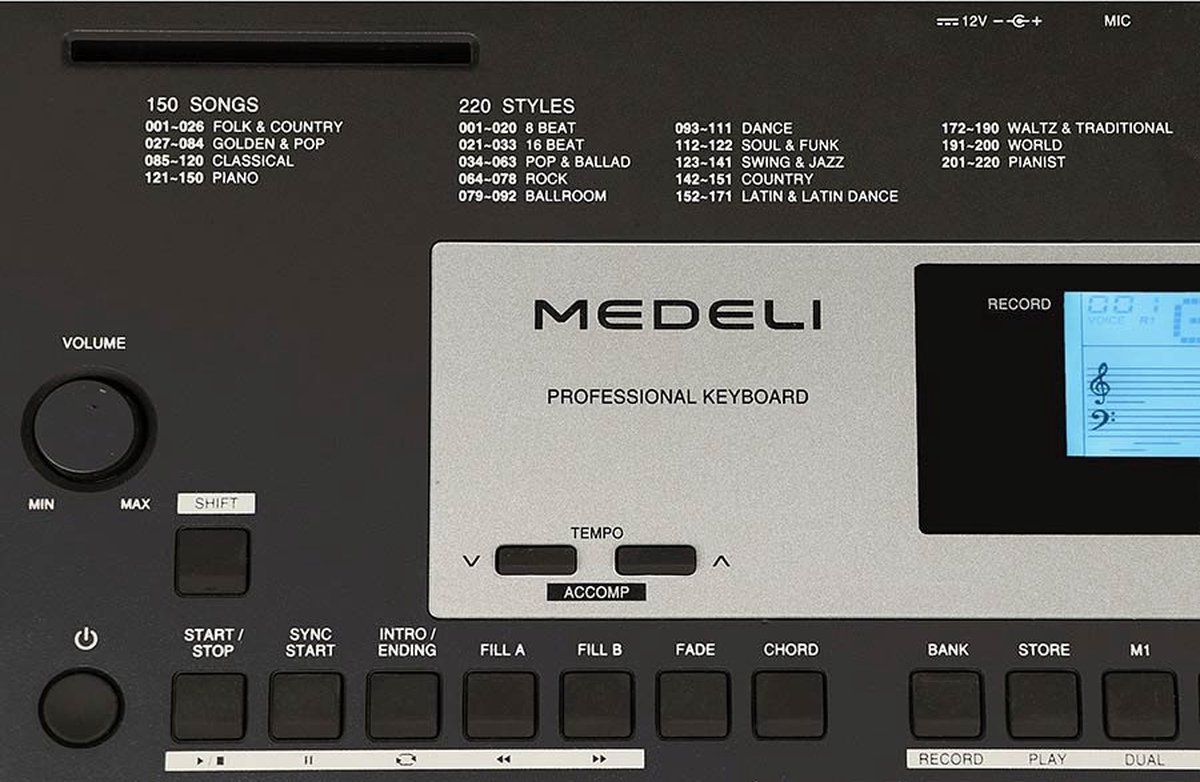 Wat vinden we goed aan de Medeli M331 Millenium Series Keyboard 61 toetsen