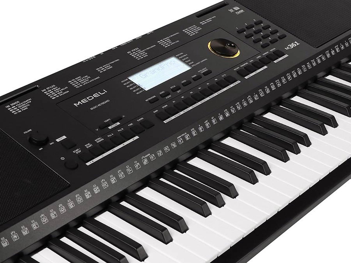 Wat vinden we goed aan de Medeli Millenium M361 Keyboard