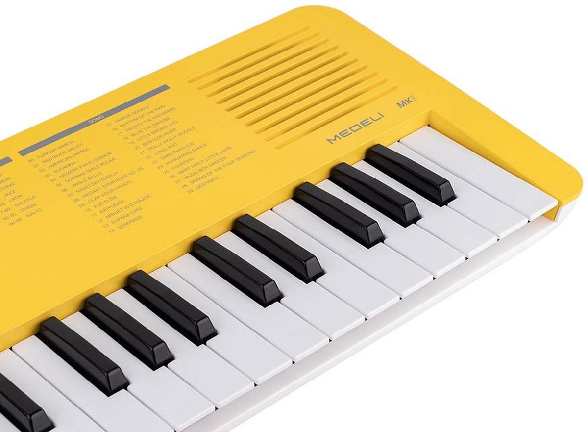 Medeli MK1-YE Keyboard 37 Toetsen Geel
