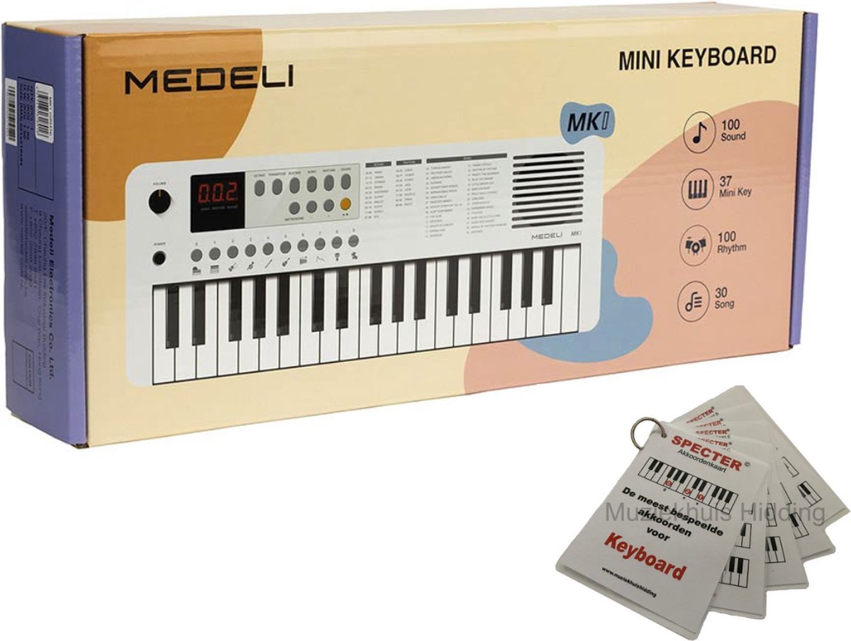 Medeli Nebula Mini Keyboard 37 Toetsen Zwart