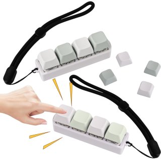 De Merkloos Keyboard Clicker sleutelhanger, 2 stuks in één oogopslag