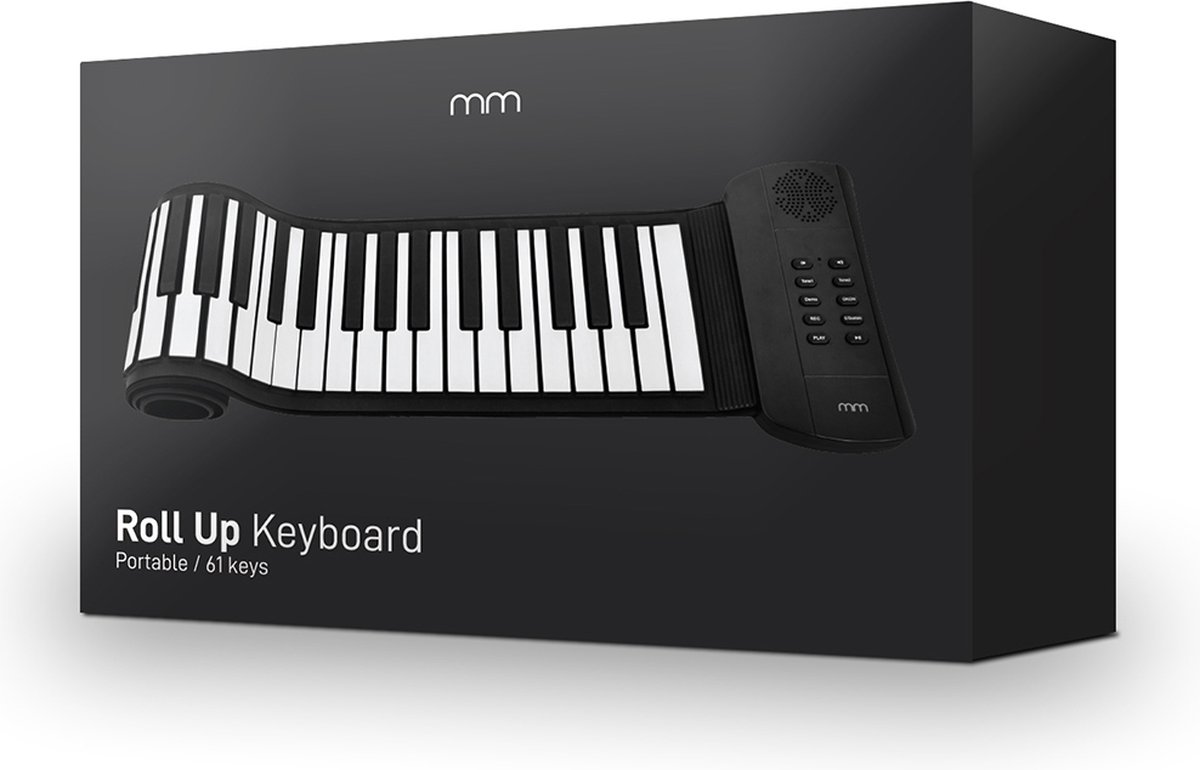 MikaMax Roll Up Keyboard 61 Toetsen Digitale Piano