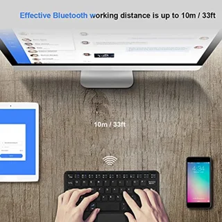 Mini Bluetooth Keyboard with Touchpad