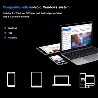 Mini Bluetooth Keyboard with Touchpad