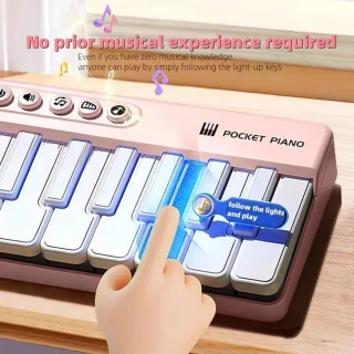 Mini keyboard piano - Zakkenpiano voor kinderen - Blauw