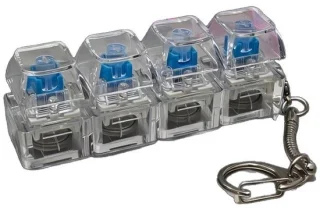 Mini mechanisch toetsenbord - sleutelhanger review
