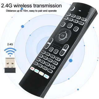 Mini toetsenbord 2.4G draadloos met infrarood sensor - ShopVlot