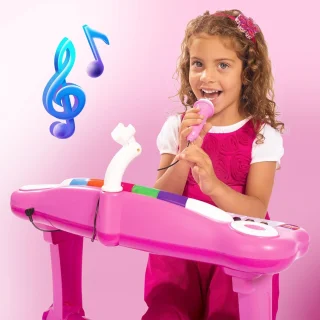 MKSS® Kinder Piano Baby Keyboard Roze