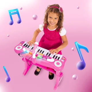 MKSS® Kinder Piano Baby Keyboard Roze