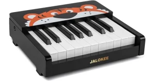 Muziekpiano keyboard voor kinderen (zwart)