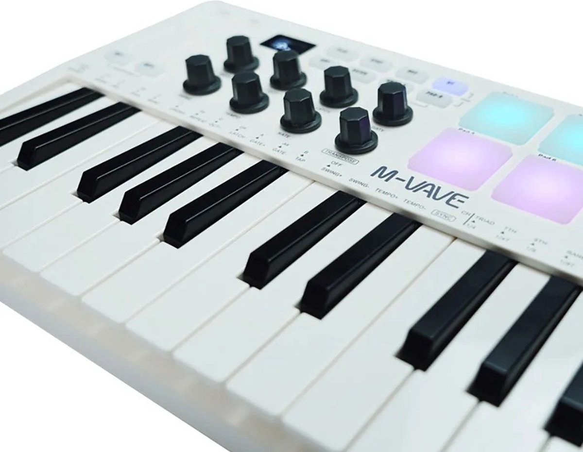 Mygroot MPK Mini MK3 Draadloos Midi Keyboard Controller Zwart