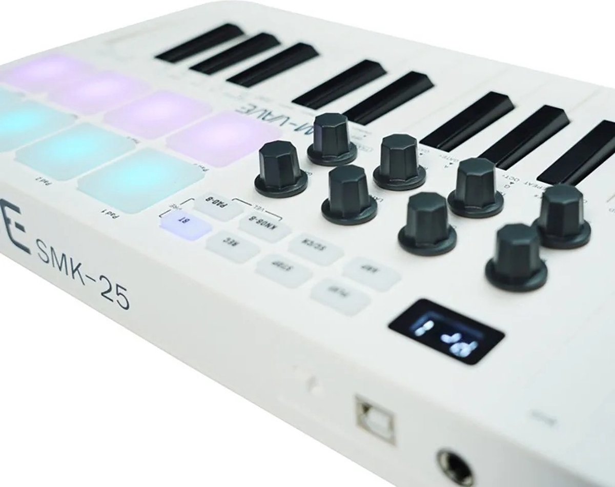 Mygroot MPK Mini MK3 Draadloos Midi Keyboard Controller Zwart