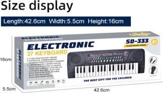OodBlue Piano Keyboard 37 Toetsen Kinderkeyboard