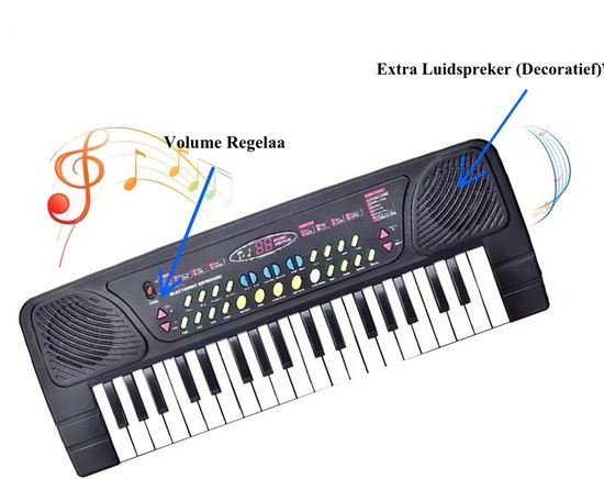 OodBlue Piano Keyboard 37 Toetsen Kinderkeyboard