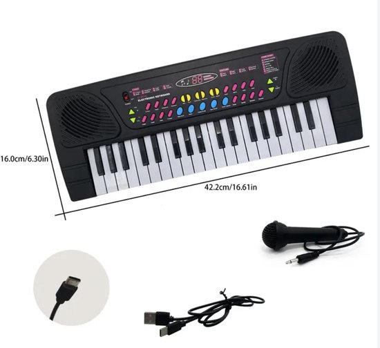 OodBlue Piano Keyboard 37 Toetsen Kinderkeyboard