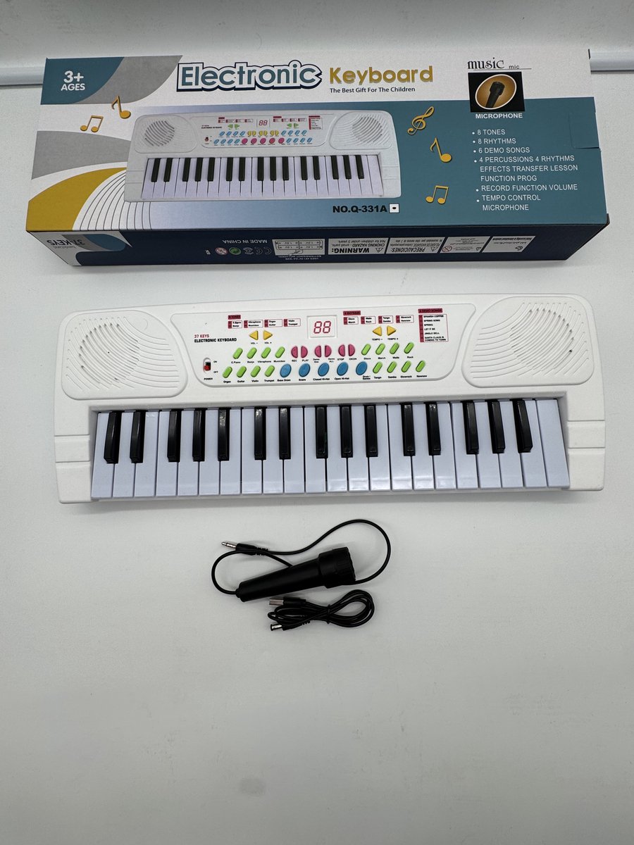 OodBlue Piano Keyboard 37 Toetsen Kinderkeyboard