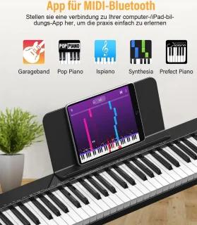 OYAYO Digitale Piano Keyboard 88 Toetsen Halfgewogen