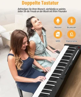 OYAYO Digitale Piano Keyboard 88 Toetsen Halfgewogen