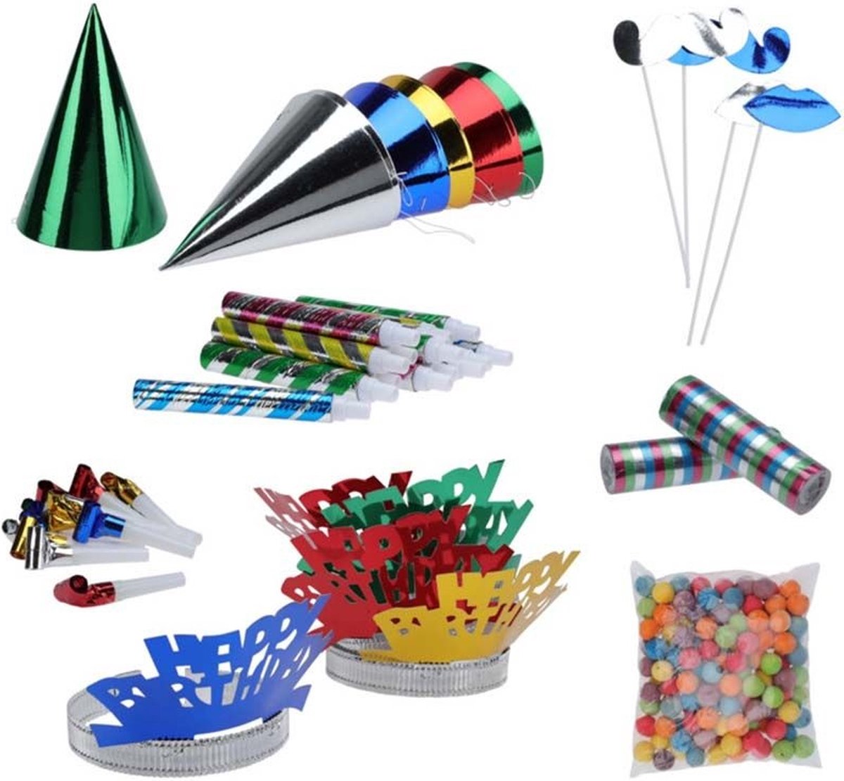 De Partyset Kinderfeestje 191-delig in één oogopslag