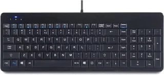 Perixx PERIBOARD-220H US Wired Compact USB Keyboard