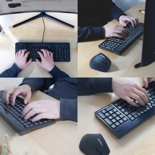 Perixx PERIBOARD-220H US Wired Compact USB Keyboard