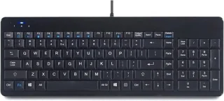 Perixx PERIBOARD-220H US Wired Compact USB Keyboard