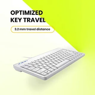 Perixx PERIBOARD-409PW Wired PS/2 Mini Keyboard