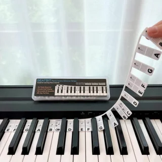 Piano notengids siliconen toetslabels