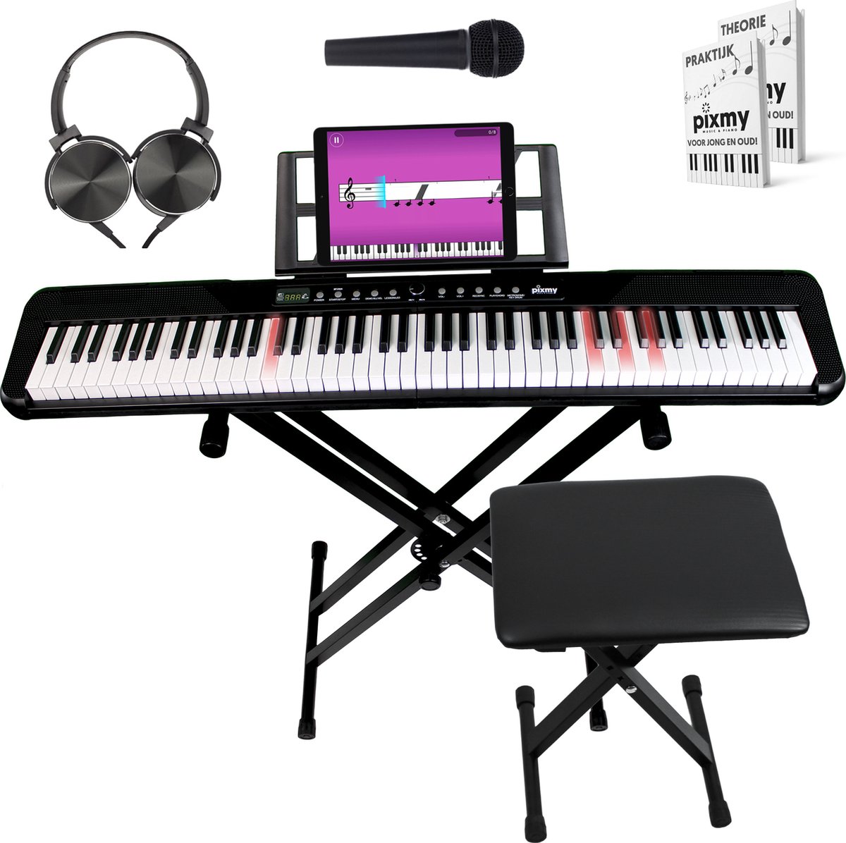 PIXMY MP188 COMPLEET Digitale Piano 88 Toetsen