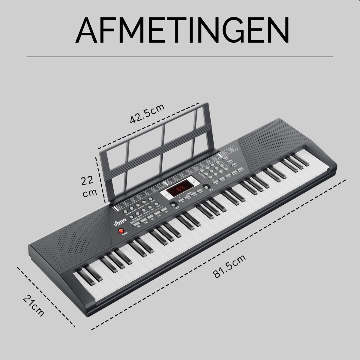 PIXMY MP20(KO) 61-Key Digitale Piano Keyboard