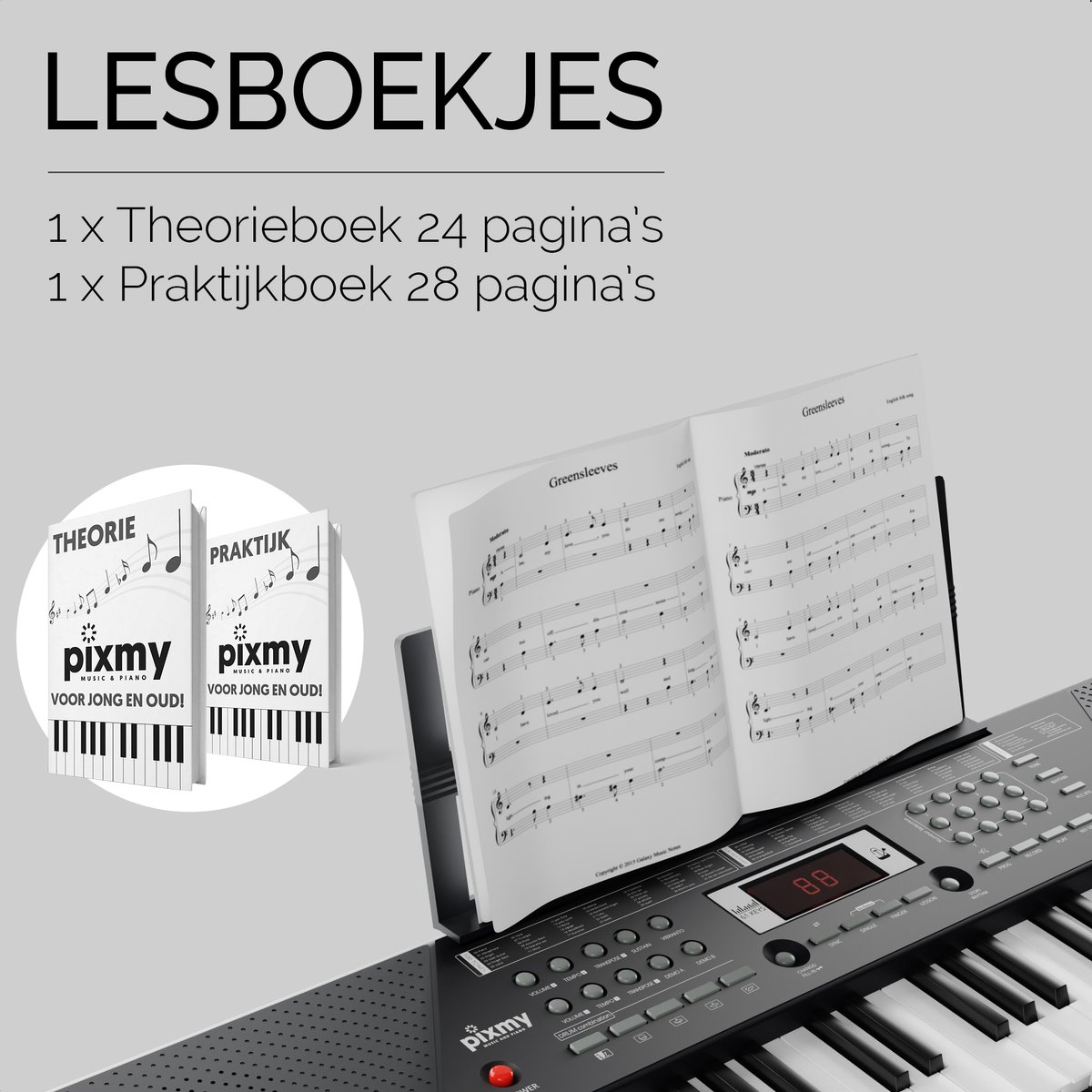 PIXMY MP20(KO) 61-Key Digitale Piano Keyboard