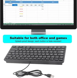 Wat vinden we goed aan de Portable Mini Wired Keyboard