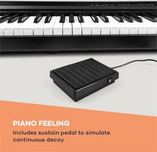 Preludio 88-toetsen keyboard zwart