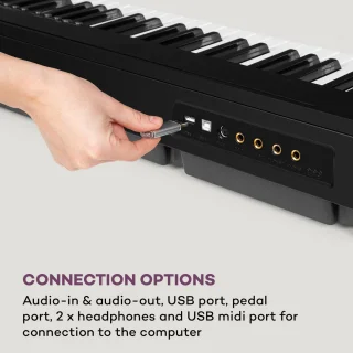 Preludio 88-toetsen keyboard zwart