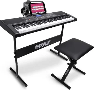 Pyle Elektrische Piano 61 Toetsen Keyboard