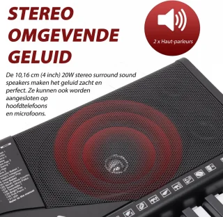 Pyle Elektrische Piano 61 Toetsen Keyboard