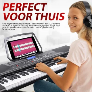 Pyle Elektrische Piano 61 Toetsen Keyboard