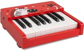 QEVA kindertoetsenbord - rood