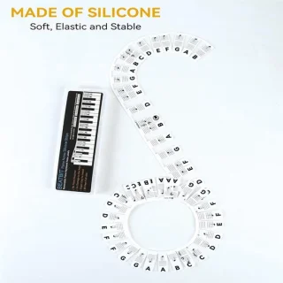 QTTVBTNA Piano Oplegger - Siliconen Toetsenbelettering voor 61 & 88 Toetsen review